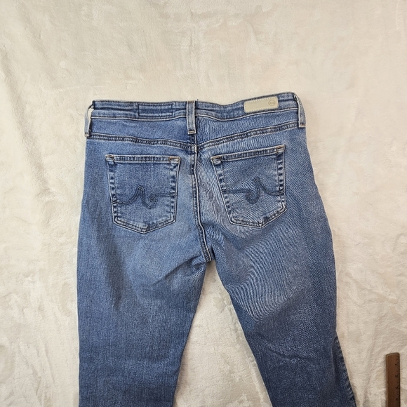 AG Jeans Adriano Goldschmied Women’s 28R Denim Light Wash distressed AG-ED Denim - Picture 7 of 10